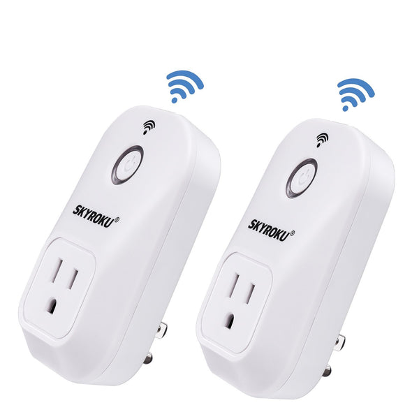 Set of 2 Smart Plugs (works with Alexa)