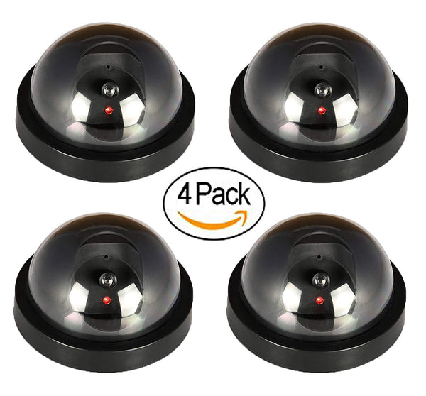 4 fake dome security cameras