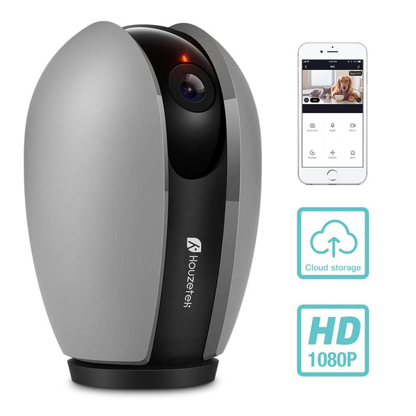 Cámara IP inalámbrica WiFi 1080P con detección de movimiento de audio bidireccional