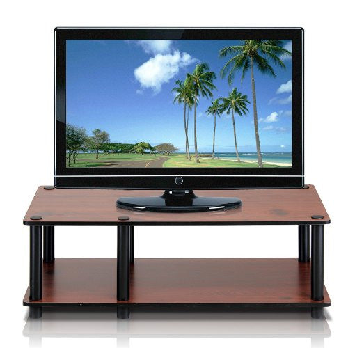 Television Stand with Black Tube