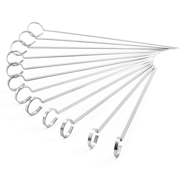 Set of 12 barbecue skewers