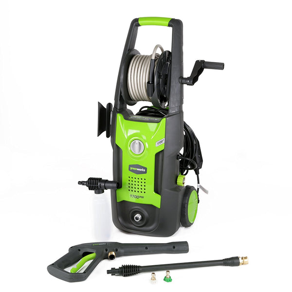 GreenWorks 13 Amp 1.2 GPM Pressure Washer with Hose Reel