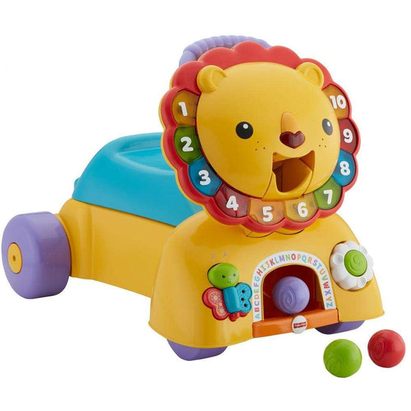 Fisher-Price 3-in-1 Sit, Stride & Ride Interactive Lion Toy