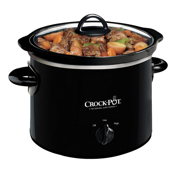 Olla de cocción lenta manual redonda Crock-Pot de 2,5 cuartos