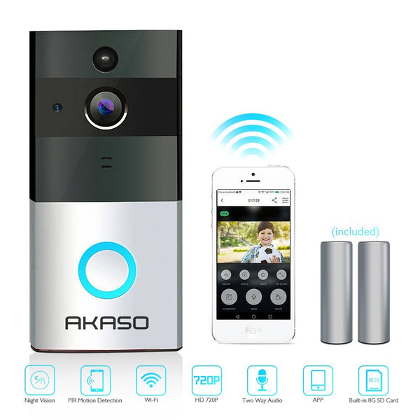 Timbre con vídeo WiFi inteligente