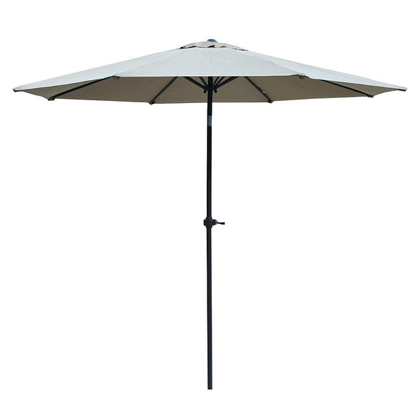 8 foot patio umbrella with crank and push bottom tilt