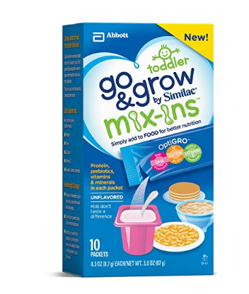 4 packs of 10 sticks Go & Grow by Similac Food Mix-ins