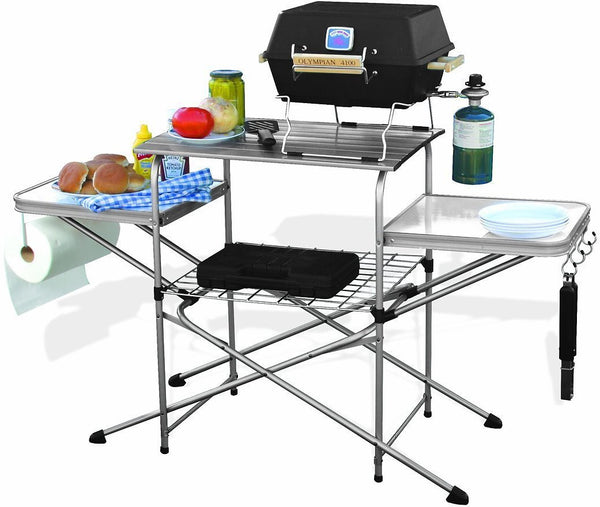 Deluxe Folding Grilling Table
