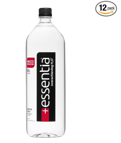 12 bottles of 1 or 1.5 litter Essentia water