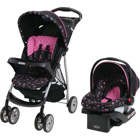 LiteRider Click Connect Travel System Stroller, w/ Click Connect Infant Car Seat
