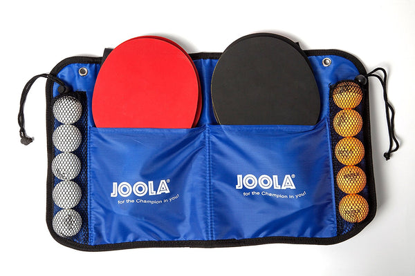 JOOLA Family Table Tennis Set with 4 Spirit Rackets and 10 Balls