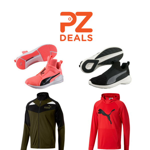 Up to 60% off men's, women's & kids clothing from Puma