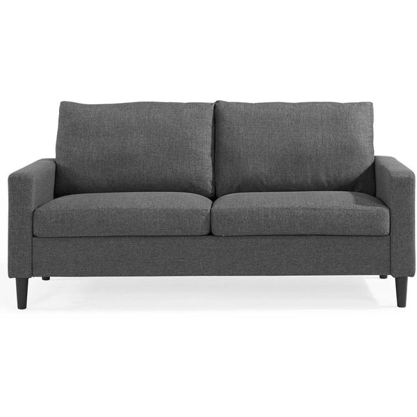 Mainstays 72.5" Apartment Sofa, Woven Fabric, Multiple Colors