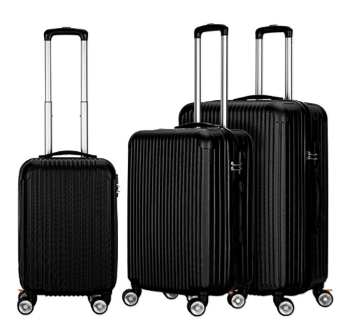 3 piece luggage spinner set