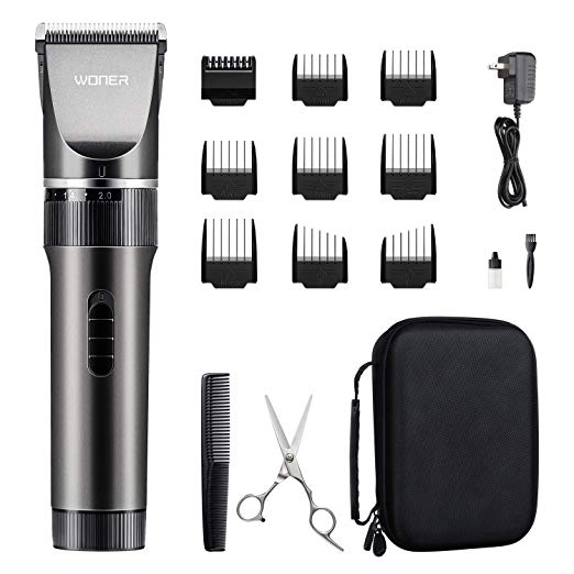 16-Piece Quiet Cordless Rechargeable Hair Trimming Kit