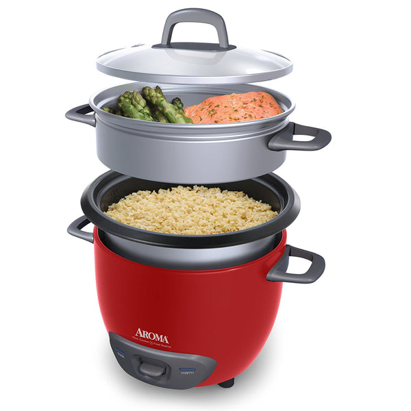 6-Cup Pot Style Rice Cooker and Food Steamer