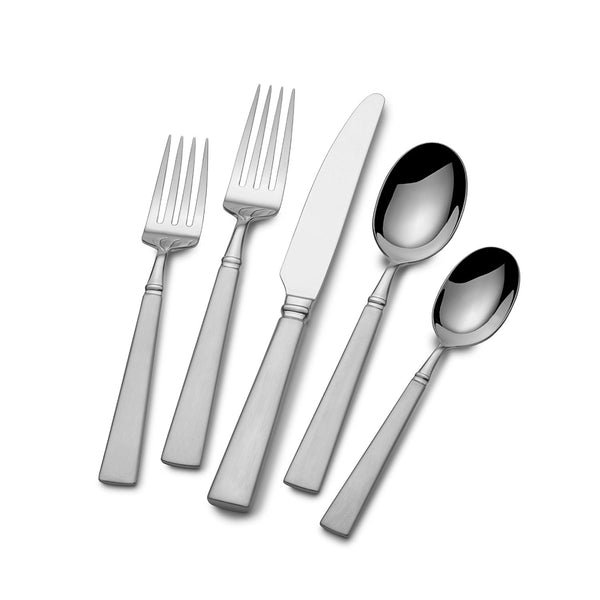 Mikasa 65-Piece 18/10 Stainless Steel Flatware Set with Serving Utensil Set