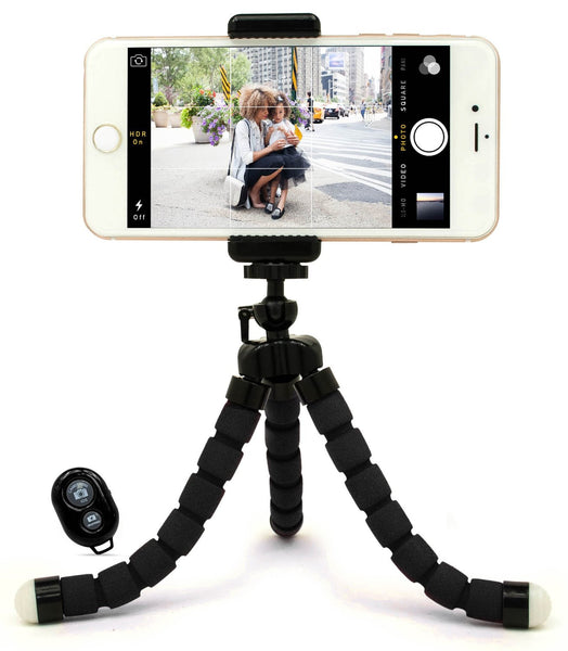 Tripod mount with Bluetooth remote