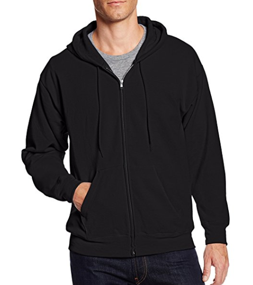 Hanes men's black hoodie