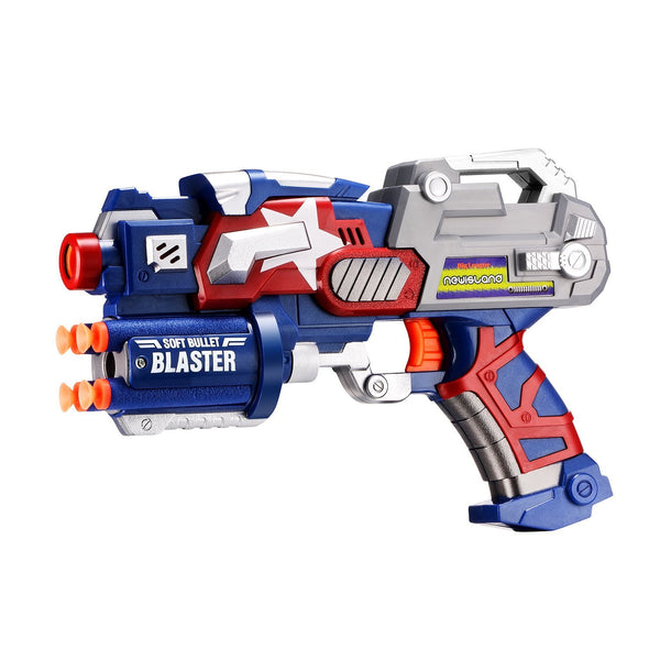 Big League Blaster Gun with Foam Darts and Dartboard