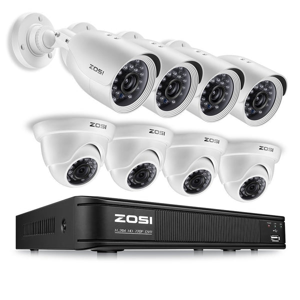 Sistema de seguridad con 8 cámaras ZOSI
