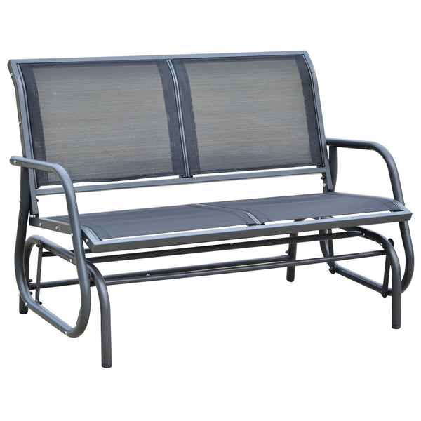 Banco planeador columpio para patio al aire libre de 48"