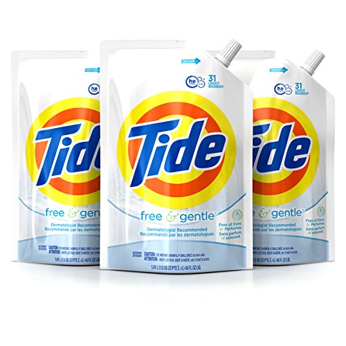 3-Pack 48oz. Tide HE Liquid Laundry Detergent Pouches