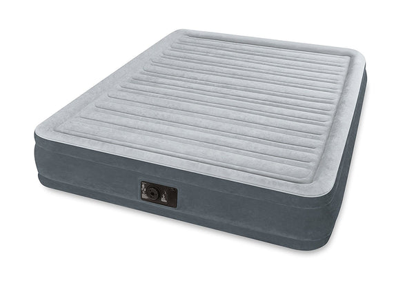 Intex Comfort Plush Queen Airbed With Built-in Electric Pump