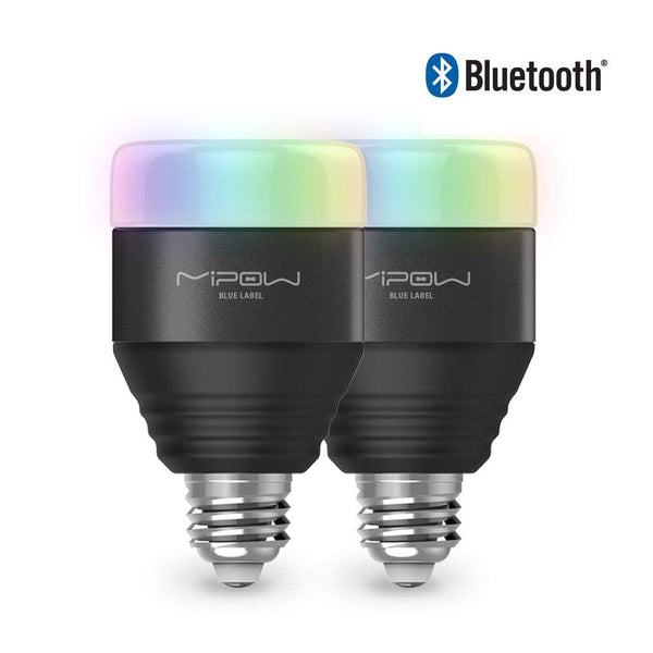 1 o 2 bombillas LED inteligentes regulables con Bluetooth