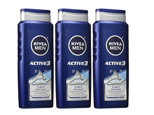 3 in 1 Nivea men body wash