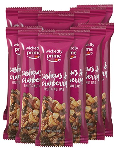 12 bars of Wickedly Prime Fruit & Nut Bars on sale - 3 flavors
