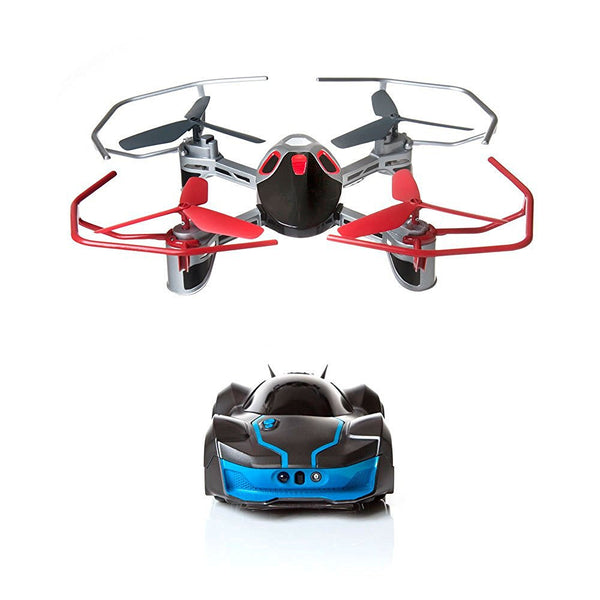 Drone and toy car