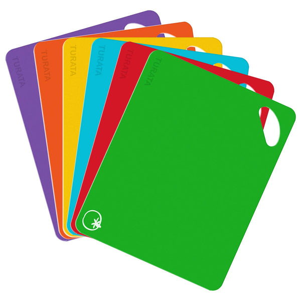 6 tablas de cortar de plástico flexible