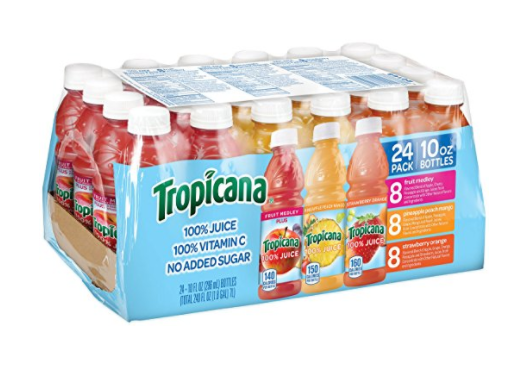 24 bottles of Tropicana 3-Flavor Variety Pack