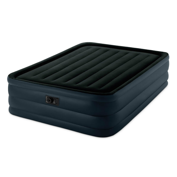 Intex Raised Downy Airbed with Built-in Electric Pump, Queen, Bed Height 22"