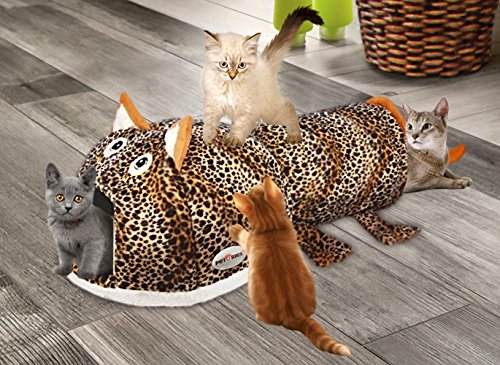 Petories Self Warming Pet House, Bed and Tunnel Combo for Small Cats and Puppies