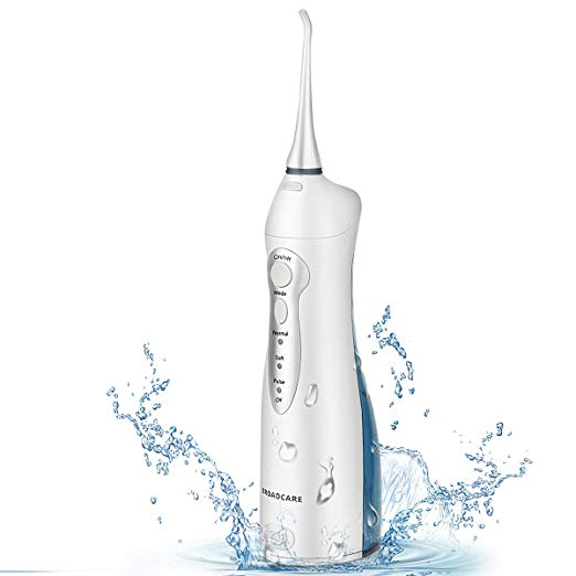 Hilo dental eléctrico con limpieza de burbujas de oxígeno