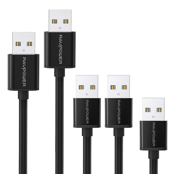 RAVPower Paquete de 5 cables Android Cable micro USB Cable de carga para cargador portátil