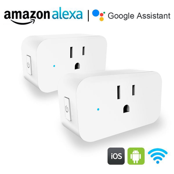 Pack of 2 WiFi smart plugs