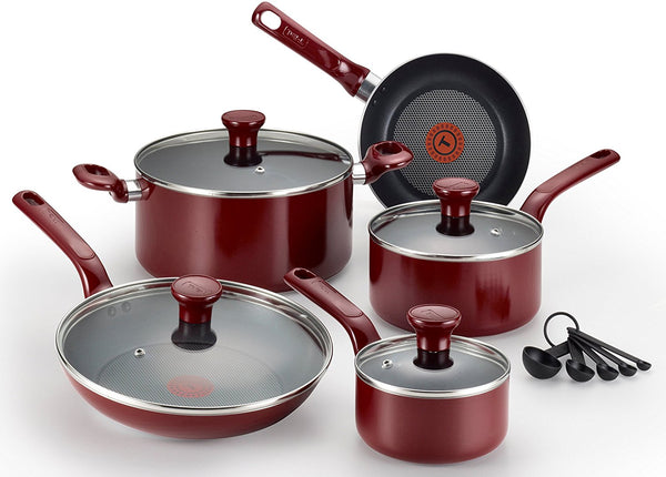 T-fal 14 piece cookware set