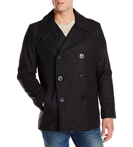 Levi's double-breasted wool coat