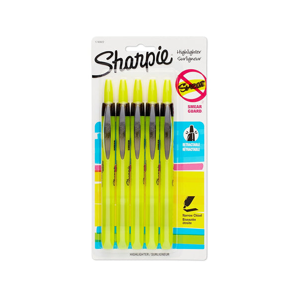Pack of 5 Sharpie highlighters