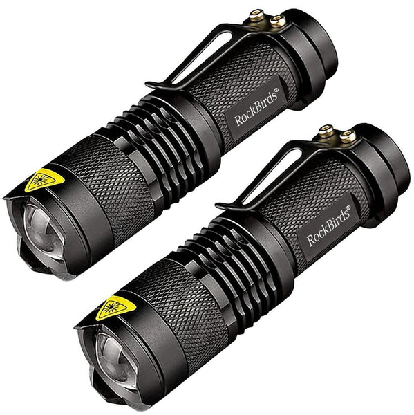 Pack of 2 super bright LED tactical flashlights