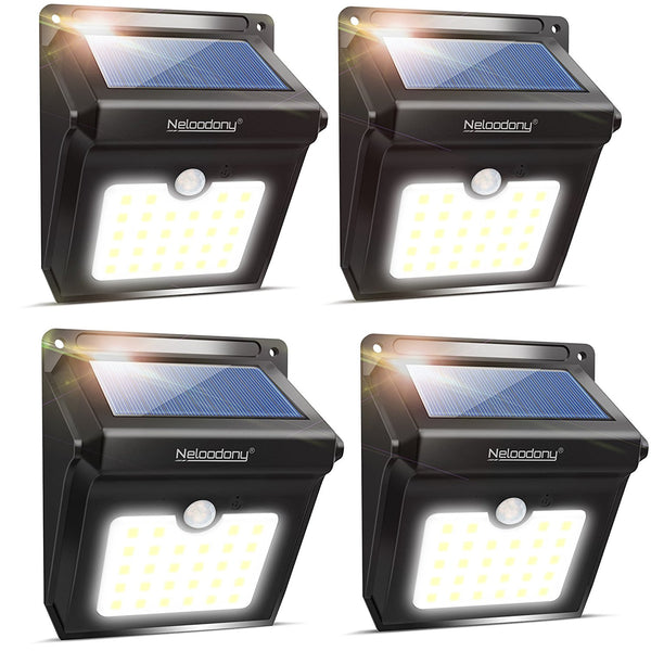 Pack de 4 luces LED de movimiento solar