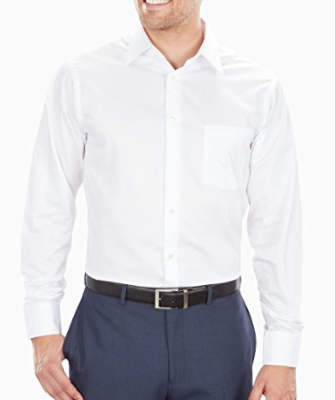 Camisa de hombre Geoffrey Beene regular fit blanca