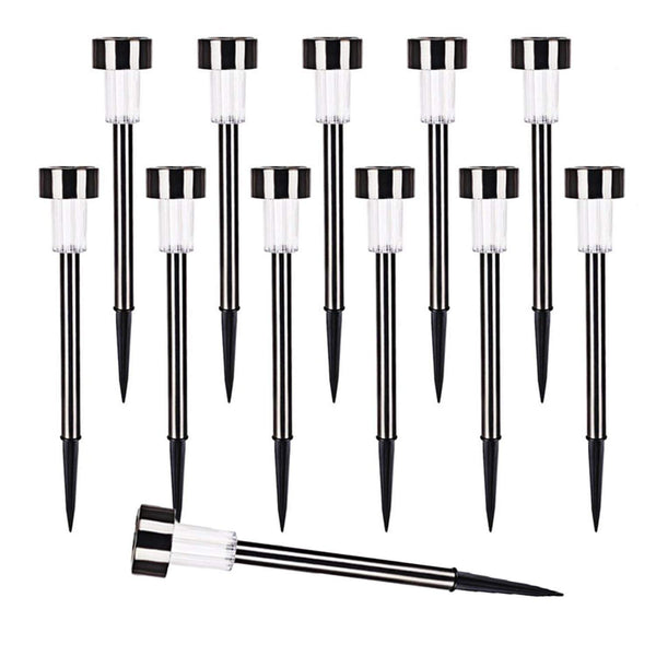 12 solar garden lights
