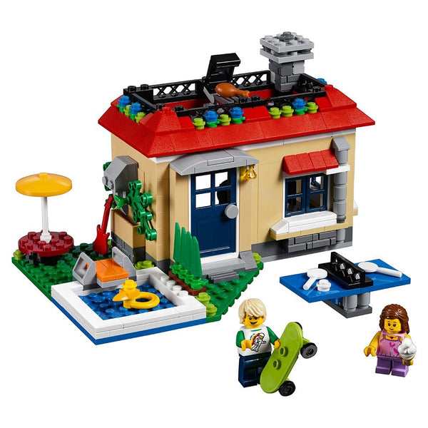 LEGO Creator Modular Holidays junto a la piscina 31067 Kit de construcción (356 piezas)