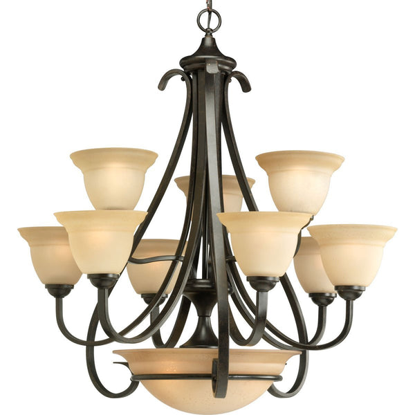 9-Light Two-Tier Torino Chandelier