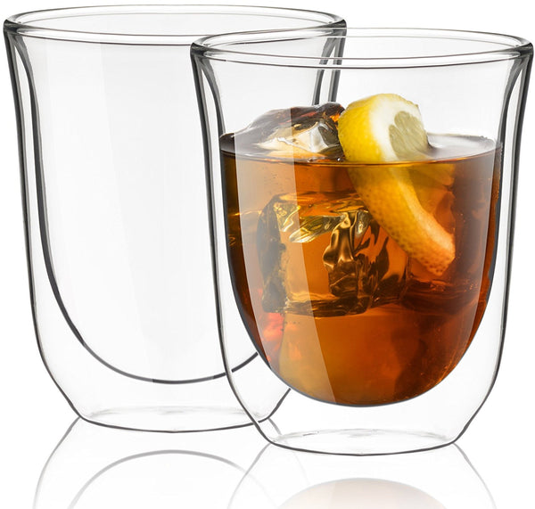 Set of 2 double wall glasses