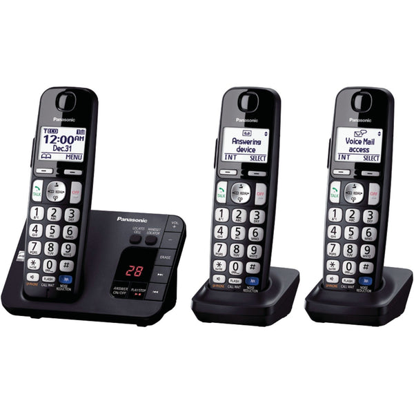 Panasonic cordless digital phone with 3 Handsets